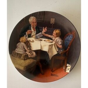 Norman Rockwell 'The Toy Maker' Collector Plate
